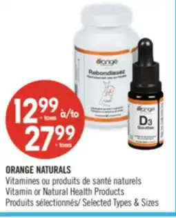 Pharmaprix ORANGE NATURALS Vitamin or Natural Health Products offer