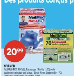 Pharmaprix NEILMED (1), Refills (100) or Sinus Rinse System (50 - 70) offer