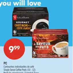 Pharmaprix PC Single Serve Coffee Pods offer