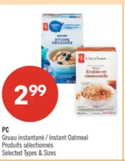 Pharmaprix PC Instant Oatmeal offer