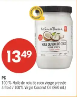 Pharmaprix PC 100% Virgin Coconut Oil offer
