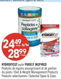 Pharmaprix HYDROXYCUT or PURELY INSPIRED Diet & Weight Management Products offer