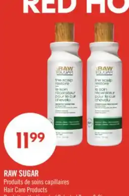 Pharmaprix RAW SUGAR HAIR CARE PRODUCTS offer