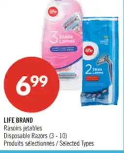 Pharmaprix LIFE BRAND Disposable Razors offer