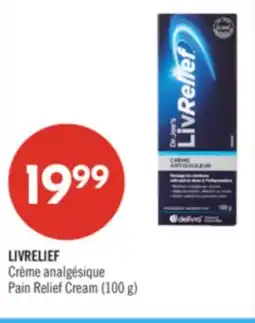 Pharmaprix LIVRELIEF Pain Relief Cream offer