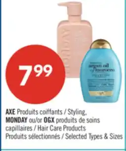 Pharmaprix AXE Styling. MONDAY or OGX Hair Care Products offer