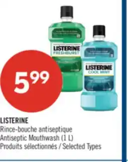 Pharmaprix LISTERINE Antiseptic Mouthwash offer