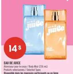 Pharmaprix EAU DE JUICE Body Mist offer
