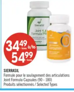 Pharmaprix SIERRASIL Joint Formula Capsules offer