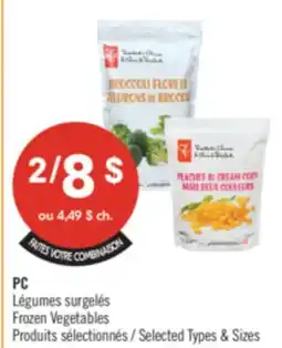 Pharmaprix PC Frozen Vegetables offer