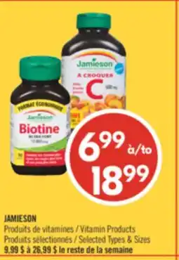 Pharmaprix JAMIESON Vitamin Products offer