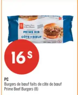 Pharmaprix PC Prime Beef Burgers offer