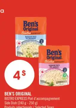 Pharmaprix BEN'S ORIGINAL BISTRO EXPRESS Side Dish offer