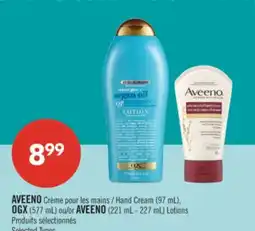 Pharmaprix AVEENO Hand Cream (97 mL), 0GX (577 mL) or AVEENO (221 mL - 227 mL) Lotions offer