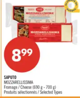 Pharmaprix SAPUTO MOZZARELLISSIMA Cheese offer