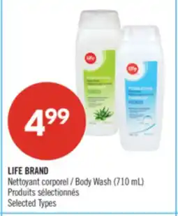 Pharmaprix LIFE BRAND Body Wash offer