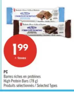 Pharmaprix PC High Protein Bars offer