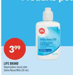 Pharmaprix LIFE BRAND Saline Nasal Mist offer