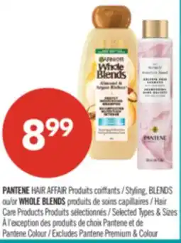 Pharmaprix PANTENE HAIR AFFAIR Styling, BLENDS or WHOLE BLENDS Hair Care offer