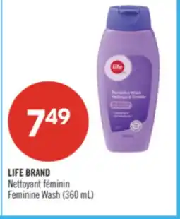 Pharmaprix LIFE BRAND Feminine Wash offer