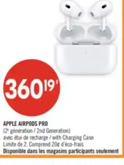 Pharmaprix APPLE AIRPODS PRO (2nd Generation) offer