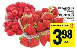 Food Basics Strawberries and Raspberries offer