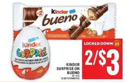 Food Basics KINDER SURPRISE OR BUENO offer