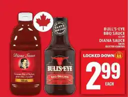 Food Basics Bull's-Eye BBQ Sauce & Diana Sauce offer