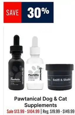 Ren’s Pets Depot Pawtanical Dog & Cat Supplements offer
