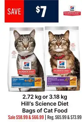 Ren’s Pets Depot Hill's Science Diet Bags of Cat Food offer