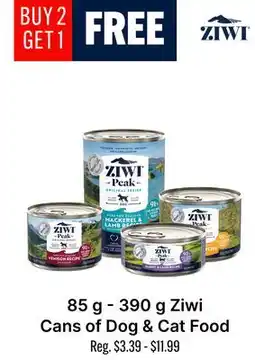 Ren’s Pets Depot Ziwi Cans of Dog & Cat Food offer