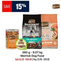 Ren’s Pets Depot Merrick Dog Food offer