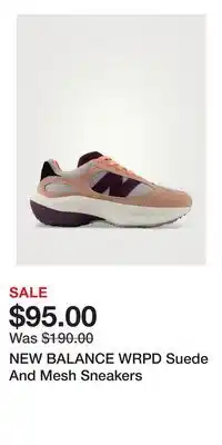 Holt Renfrew NEW BALANCE WRPD Suede And Mesh Sneakers offer