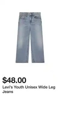 Mark's Levi's Youth Unisex Wide Leg Jeans offer