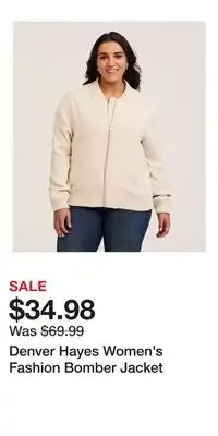 Mark's Denver Hayes Women's Fashion Bomber Jacket offer