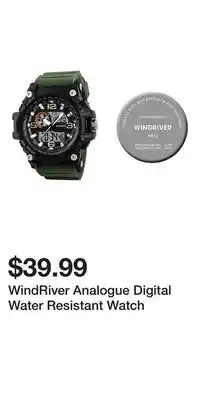 Mark's WindRiver Analogue Digital Water Resistant Watch offer