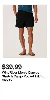 Mark's WindRiver Men's Canvas Stretch Cargo Pocket Hiking Shorts offer