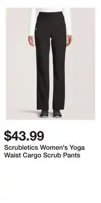 Mark's Scrubletics Women's Yoga Waist Cargo Scrub Pants offer