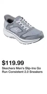 Mark's Skechers Men's Slip-Ins Go Run Consistent 2.0 Sneakers offer
