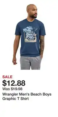 Mark's Wrangler Men's Beach Boys Graphic T Shirt offer