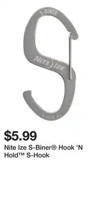 Mark's Nite Ize S-Biner Hook 'N Hold S-Hook offer
