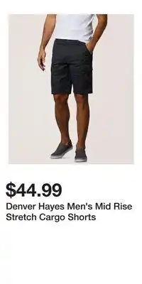 Mark's Denver Hayes Men's Mid Rise Stretch Cargo Shorts offer