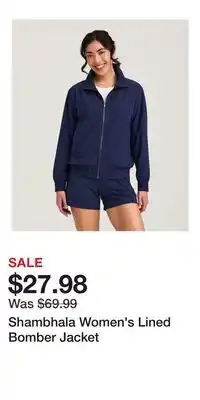 Mark's Shambhala Women's Lined Bomber Jacket offer