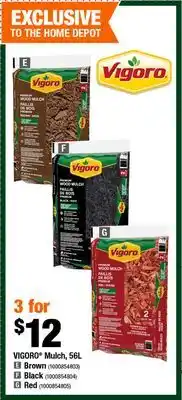 Home Depot Mulch, 56L offer