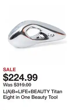 TSC Stores L(A)B=LIFE+BEAUTY Titan Eight in One Beauty Tool offer