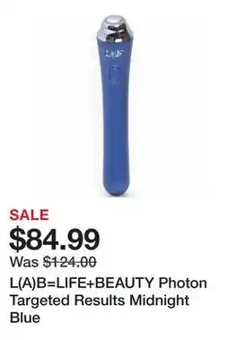 TSC Stores L(A)B=LIFE+BEAUTY Photon Targeted Results Midnight Blue offer