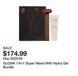 TSC Stores GLO24k 7-In-1 Super Wand With Hydra Gel Bundle offer