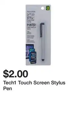 Dollarama Tech1 Touch Screen Stylus Pen offer