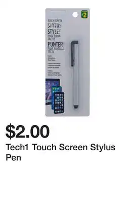 Dollarama Tech1 Touch Screen Stylus Pen offer