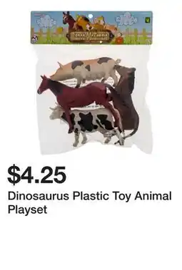 Dollarama Dinosaurus Plastic Toy Animal Playset offer